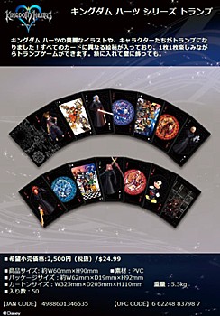 "Kingdom Hearts" Series Playing Card