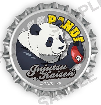 呪術廻戦 王冠クリップバッジ パンダ ("Jujutsu Kaisen" Crown Clip Badge Panda)