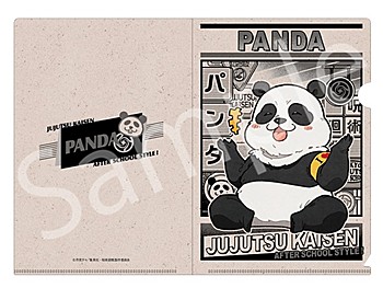 呪術廻戦 A5クリアファイル パンダ 放課後Ver. ("Jujutsu Kaisen" A5 Clear File Panda After School Ver.)