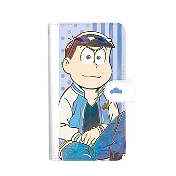 "Osomatsu-san" Karamatsu Ani-Art Vol. 3 Book Type Smartphone Case M Size