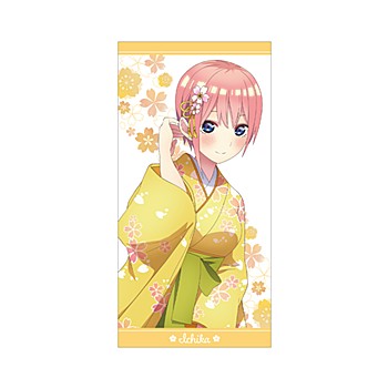 "The Quintessential Quintuplets Season 2" Original Illustration Cherry Blossom Kimono Ver. Bath Towel Ichika