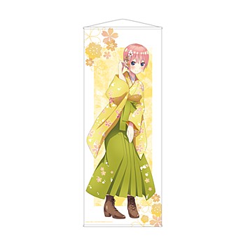 五等分の花嫁∬ 描き下ろしイラスト 桜和装Ver. 等身大タペストリー 一花 ("The Quintessential Quintuplets Season 2" Original Illustration Cherry Blossom Kimono Ver. Life Size Tapestry Ichika)