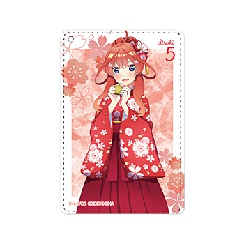 "The Quintessential Quintuplets Season 2" Original Illustration Cherry Blossom Kimono Ver. 1 Pocket Pass Case Itsuki