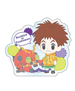 デジモンアドベンチャー: アクリルバッジ 光子郎&テントモン ("Digimon Adventure:" Acrylic Badge Koshiro & Tentomon)