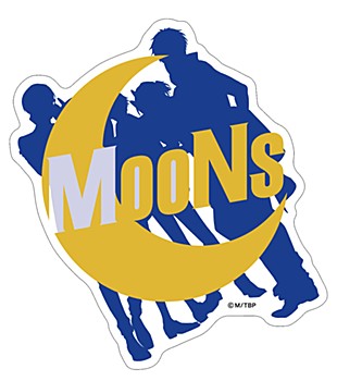 B-PROJECT -鼓動*アンビシャス- ダイカットステッカー MooNs ロゴ ("B-PROJECT -Koudou Ambitious-" Diecut Sticker MooNs Logo)