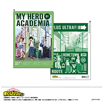 "My Hero Academia" Clear File A Midoriya, Uraraka, Todoroki