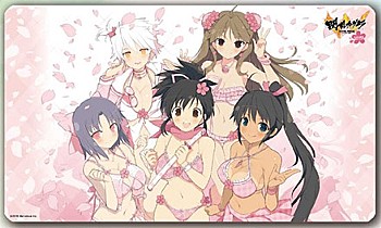 Character Rubber Mat "Senran Kagura ESTIVAL VERSUS" Sakura Edition ENR-016
