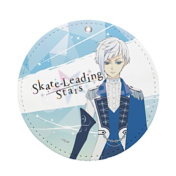 スケートリーディング☆スターズ レザーコースターキーホルダー 03 篠崎怜鳳 ("Skate-Leading Stars" Leather Coaster Key Chain 03 Shinozaki Reo)