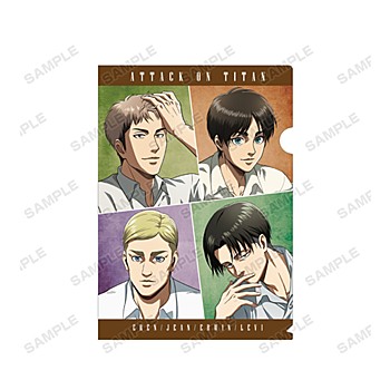 "Attack on Titan" Original Illustration Relax Ver. Clear File Group
