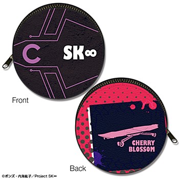 SK∞ エスケーエイト まるっとレザーケース Ver.2 デザイン03 Cherry blossom ("SK8 the Infinity" Marutto Leather Case Ver. 2 Design 03 Cherry blossom)