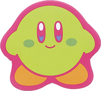 "Kirby's Dream Land" KIRBY MUTEKI! SUTEKI! CLOSET Kirby Shaped Can Badge 5 Green