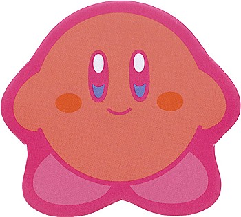 "Kirby's Dream Land" KIRBY MUTEKI! SUTEKI! CLOSET Kirby Shaped Can Badge 6 Red