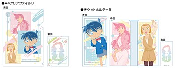 "Detective Conan" A4 Clear File Ticket Holder B Set