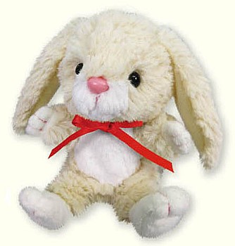 まねっこシリーズ てのひらまねっこ ラビット (Manekko Series Tenohira Manekko Plush Rabbit)