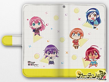 "We Never Learn" Book Type Smartphone Case L Size Mini Character