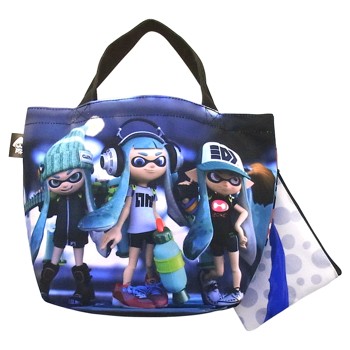 "Splatoon" Lunch Tote Bag with Pouch Girl