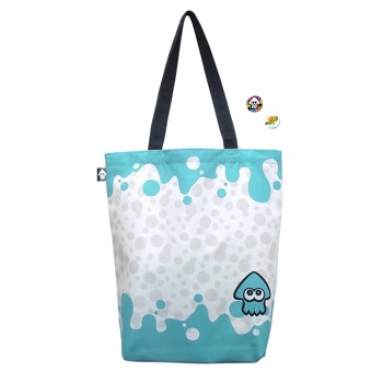 "Splatoon" Tote Bag with Can Badge Squid