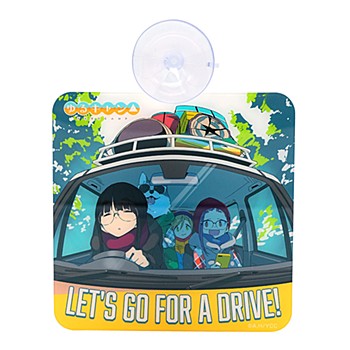 "Yurucamp" Car Sign Vol. 3 Let’s Drive
