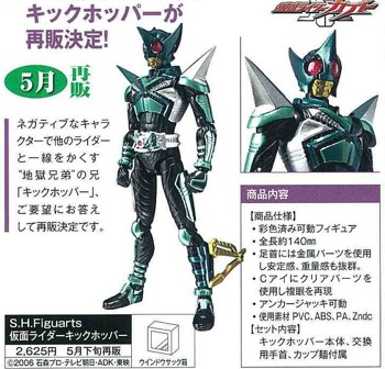 S.H.Figuarts "Kamen Rider Kabuto" Kick Hopper