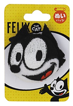 "Felix the Cat" Felix Plush Badge Face
