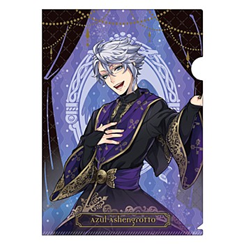 "Disney Twisted Wonderland" Single Clear File Azul Ceremonial Outfit