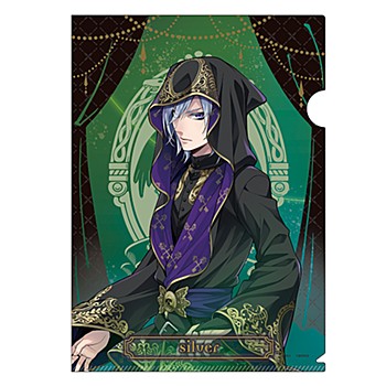 "Disney Twisted Wonderland" Single Clear File Silver Ceremonial Outfit