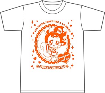 キラキラ☆プリキュアアラモード プリポップ♪Tシャツ キュアカスタード L ("Kirakira PreCure a la Mode" PrePop T-shirt Cure Custard (L Size))