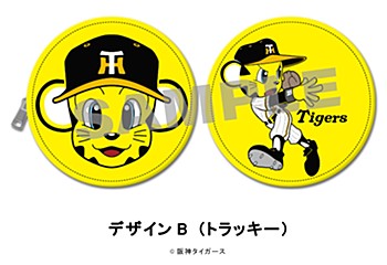 Hanshin Tigers Round Coin Case Design B Tolucky