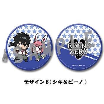 "Edens Zero" Round Coin Case Design B Shiki & Pino