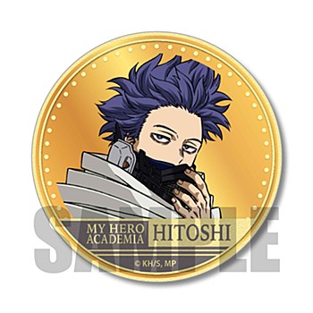 僕のヒーローアカデミア きゃらメダル缶バッジ 心操人使 ("My Hero Academia" Chara Medal Can Badge Shinso Hitoshi)
