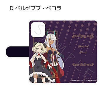 "I've Been Killing Slimes for 300 Years and Maxed Out My Level" Book Type iPhone Case for 12/12 Pro D Beelzebub & Pecora