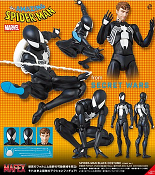 MAFEX "The Amazing Spider-Man" Spider-man Black Costume (Comic Ver.)