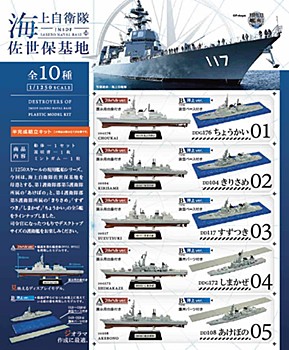 【食玩】1/1250 現用艦船キットコレクション5 海上自衛隊 佐世保基地