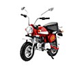 【食玩】1/24スケールモデル ヴィンテージバイクキット Vol.6 HONDA モンキー12V F1タイプ