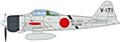 1/72 Full Action Select Vol. 1 Zero Fighter Type 21 -Tainan Airplane-