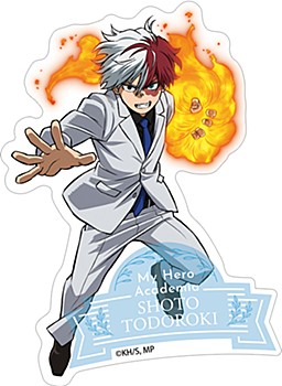 僕のヒーローアカデミア ステッカー 轟 ("My Hero Academia" Sticker Todoroki)