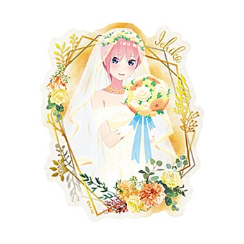 五等分の花嫁∬ トラベルステッカー ウエディング 1 中野一花 ("The Quintessential Quintuplets Season 2" Travel Sticker Wedding 1 Nakano Ichika)