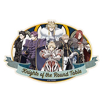 劇場版 Fate/Grand Order -神聖円卓領域キャメロット- トラベルステッカー 円卓の騎士 ("Fate/Grand Order -Divine Realm of the Round Table: Camelot-" Travel Sticker Knights of the Round Table)