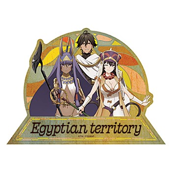 "Fate/Grand Order -Divine Realm of the Round Table: Camelot-" Travel Sticker Egyptian Territory