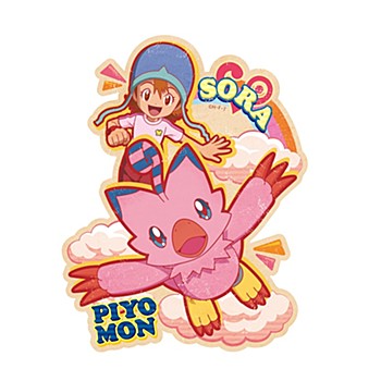 "Digimon Adventure:" Travel Sticker 4 Takenouchi Sora & Piyomon
