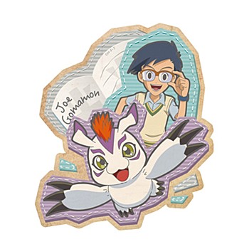 デジモンアドベンチャー: トラベルステッカー 5 城戸丈&ゴマモン ("Digimon Adventure:" Travel Sticker 5 Kido Joe & Gomamon)