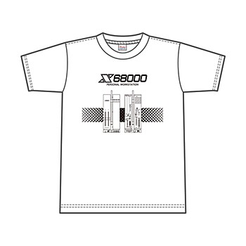 X68000 Tシャツ FRONT/REAR View M (X68000 T-shirt Front Rear View (M Size))