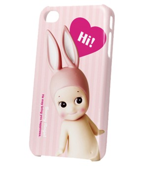 Sonny Angel Protection Case for iPhone4 Rabbit Light Pink