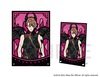 Obey Me! キャラステンドシリーズ アクリルアートパネル アスモデウス ("Obey Me!" Chara Stained Series Acrylic Art Panel Asmodeus)