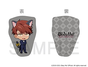 "Obey Me!" x mixx garden Black Cat Butler Cafe Mini Character Cushion Diavolo