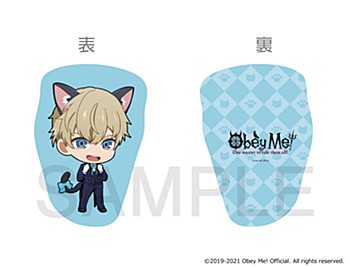 "Obey Me!" x mixx garden Black Cat Butler Cafe Mini Character Cushion Luke