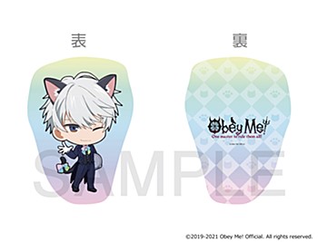 "Obey Me!" x mixx garden Black Cat Butler Cafe Mini Character Cushion Solomon