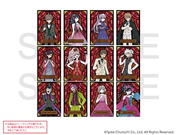 "Danganronpa" Series x mixx garden Chara Stained Series Trading Canvas Card DR, SDR2