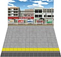 ジオラマシート mini EX 1/12 駅セットA (Diorama Sheet mini EX 1/12 Station Set A)