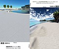 ジオラマシート mini M プール・ビーチセット (Diorama Sheet mini M Pool Beach Set)